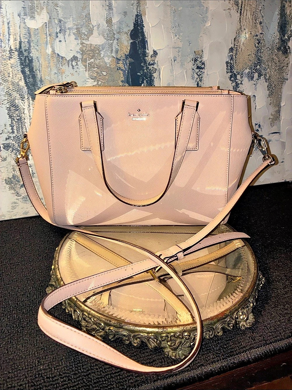 ♠️NEW !!!Kate  Spade  NYC Cameron Street  Satchel Blush Pink Genuine Leather ♠️